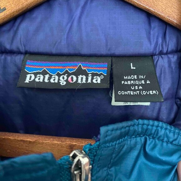 Vintage 90s Patagonia insulated pullover vest PUFFBALL size L - Picture 3 of 16